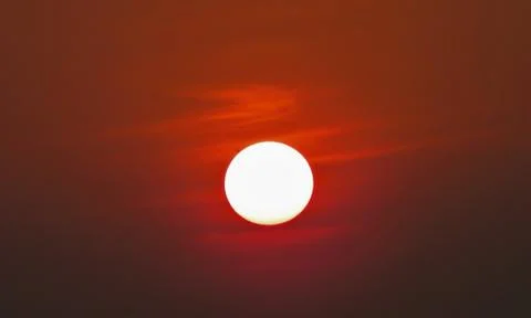 The hot sun Stock Photos