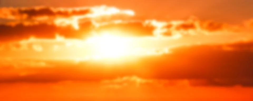 Hot sunset - blurred image 写真素材