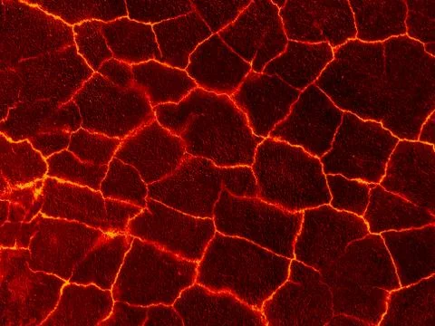 Hot surface of the earth with cracks Foto stock