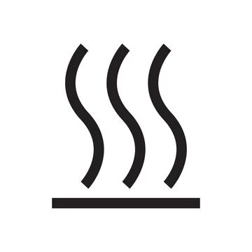 Hot Surface hazard icon vector for graphic design, logo, web site, social med Stock Illustration