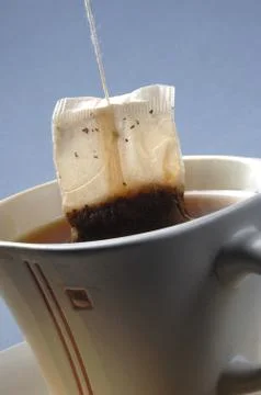 Hot tea in a cup Foto stock