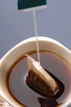 Hot tea in a cup Stock Photos