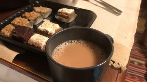 Hot tea Stock Footage 122051747