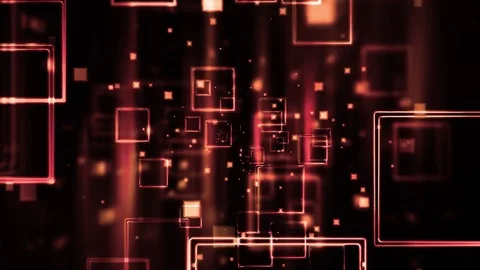 Hot Tech Tunnel Data Stream Stock Footage 78594323