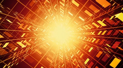 Hot Technology Tunnel Stock Footage 41052253