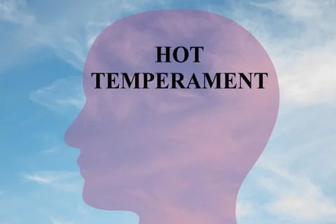 Hot Temperament concept Stock Illustration