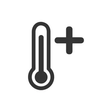 Hot Temperature Icon Stock Illustration