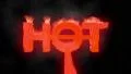 Hot text brand branding iron flaming heat flames overlay 4K 4k or 4k+ Resolution