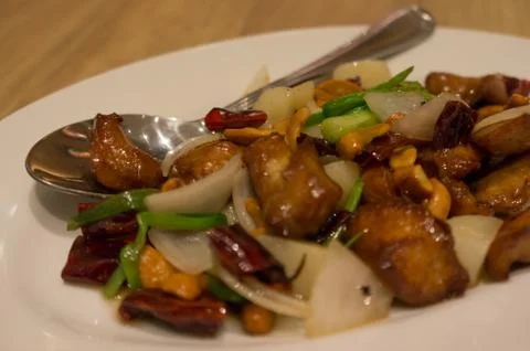 Hot thai chicken Stock Photos