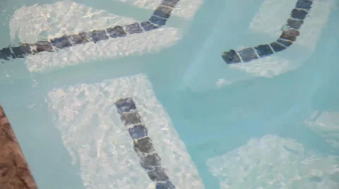 Hot tub steps Video stock 35784874