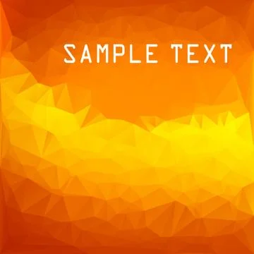 Hot vector abstract polygonal background Illustrazione stock