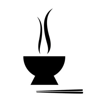 Hot vegetable soup. vector illustration isolated. Stock Illustration