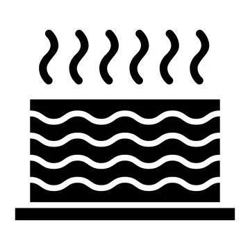 Hot Water Vector Icon Design Illustration Stock Illustration