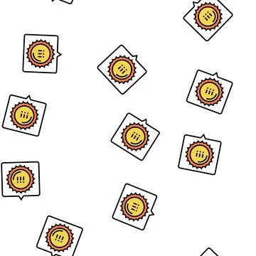 Hot weather vector seamless pattern Stock Illustration