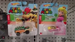 Hot Wheels Super Mario Peach Car, Stock Video