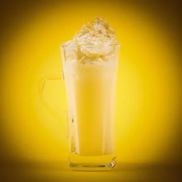 Hot white chocolate Stock Photos