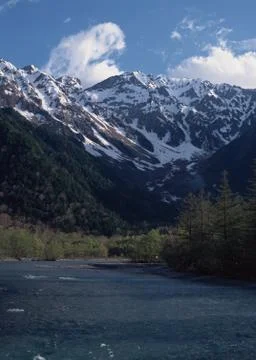 Hotaka Mountain Range Stock Photos