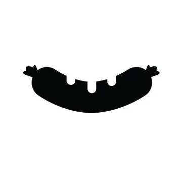 Hotdog of icon Stock Illustration