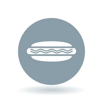 Hotdog icon Stock Illustration