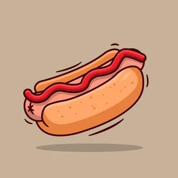 Hotdog Stock Illustration