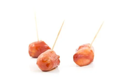 Hotdog sampler Stock Photos