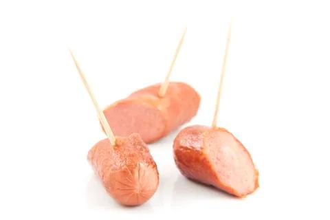 Hotdog sampler Stock Photos