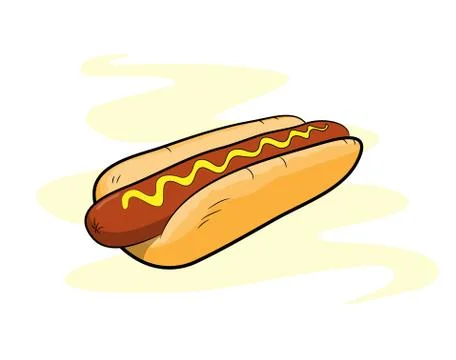 Hotdog Vector Illustration Stock Illustration