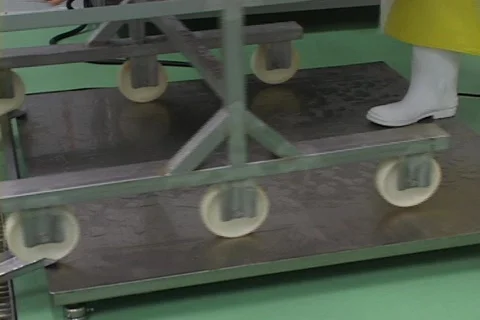 Hotdogs on trolley  스톡 동영상 129456