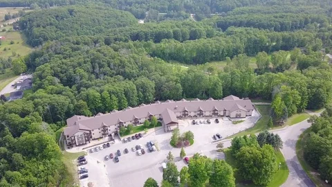 Hotel Aerial Stock Footage 82314461