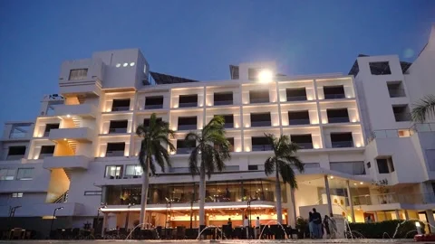 Hotel and restaurant Stock Footage 243341910