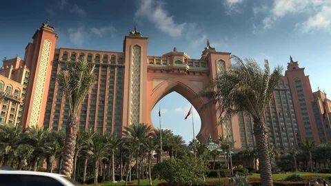 Hotel atlantis, the palm Stock Footage 71403203