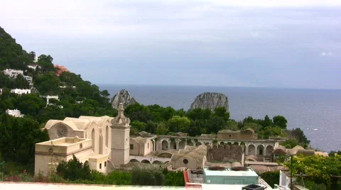 Hotel bacony view Stock Footage 88873