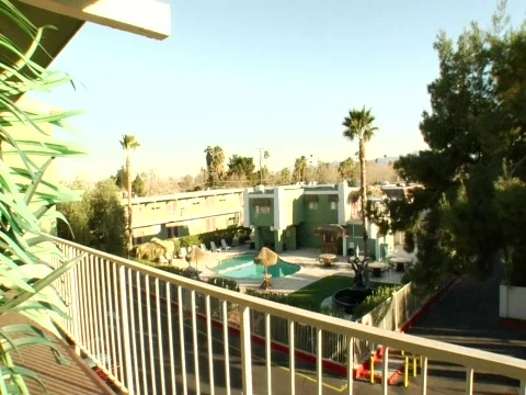 Hotel Balcony 02 Stock Footage 314347