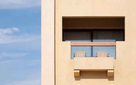 Hotel balcony Foto stock