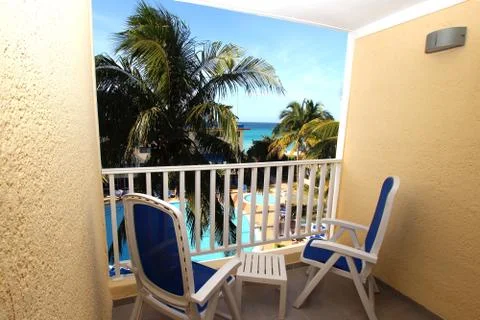 Hotel balcony Stock-Fotos