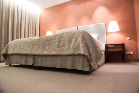 Hotel Bed Room Stock Photos