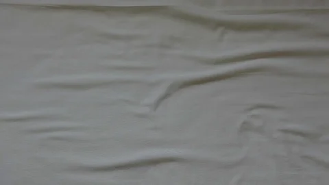 Hotel bed white slipper background Stock Footage 114484954