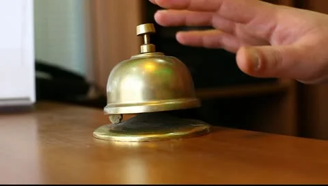 Hotel bell Stock Footage 10793792