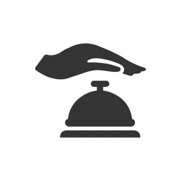 Hotel Bell Icon Stock Illustration