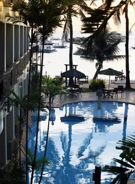 Hotel on Boracay Stock Photos