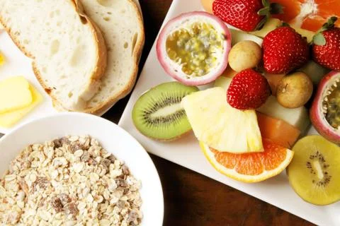 Hotel breakfast Stock Illustration