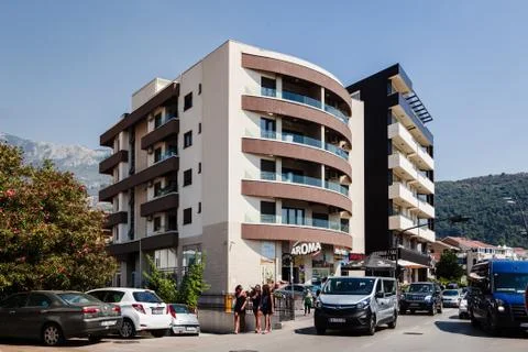 Hotel in budva Foto stock