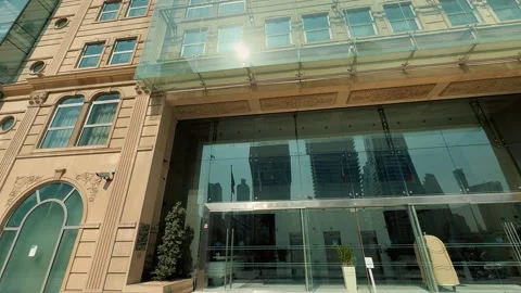 Hotel Building in Dubai 3 Video stock 328845348