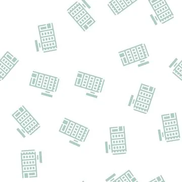 Hotel building glyph icon vector black illustration Ilustración de archivo