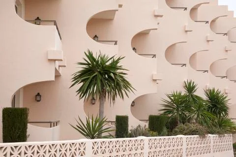 Hotel Building Foto stock