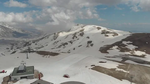 The hotel of campo imperatore Stock Footage 119004177