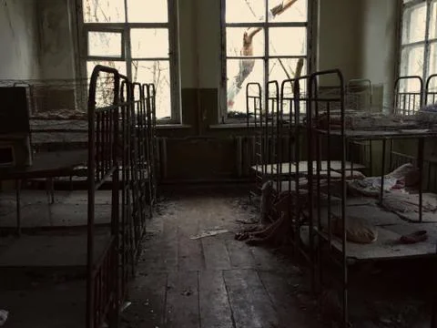 Hotel in Chernobyl Stock Photos