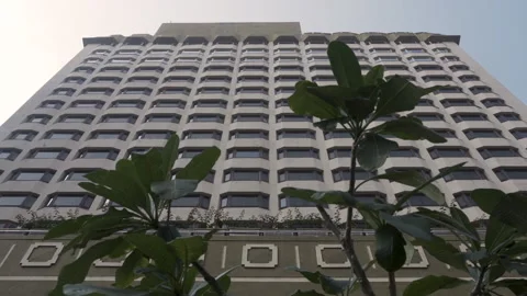 Hotel cinematic view Stock Footage 137566614