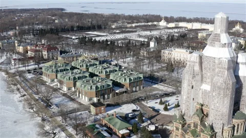 Hotel complex New Peterhof Stock Footage 111877794