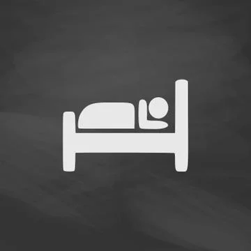 Hotel computer symbol Stock Illustration